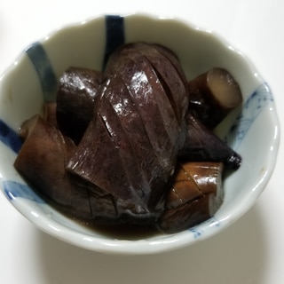 青じそドレッシングで茄子の揚げ浸し